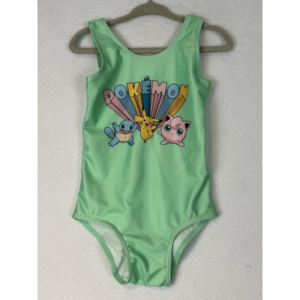 Pokémon Girls' Pikachu 1-Piece Swimsuit Sizes 3T-4T
